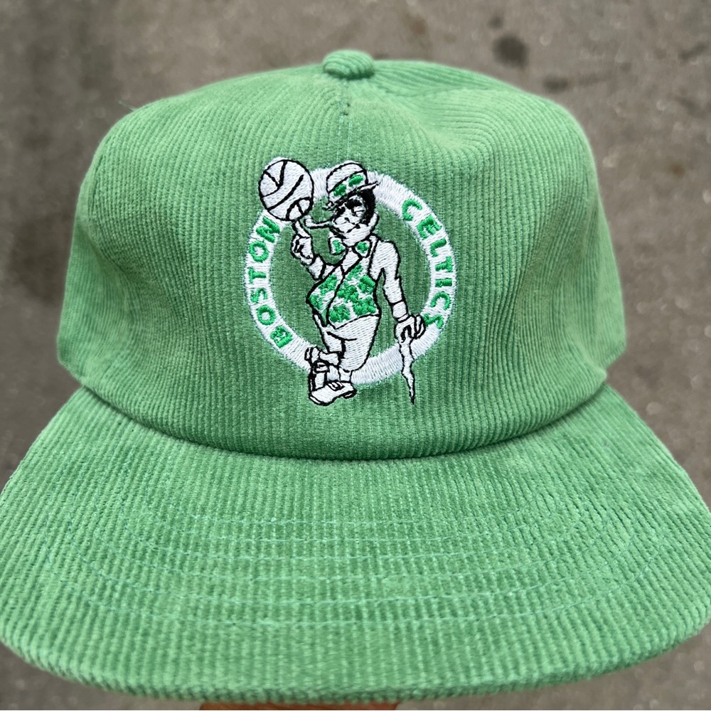 Boston Celtics corduroy snap